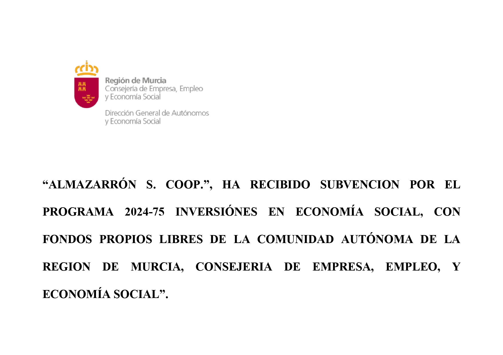 CARTEL DIFUSION AYUDA RECIBIDA CCAA 2024